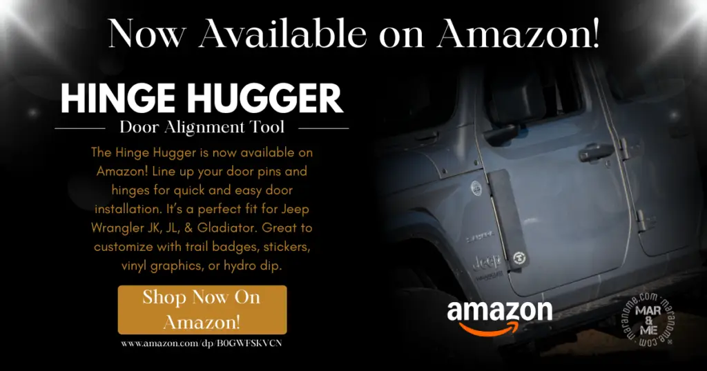 Hinge Hugger tool available on Amazon.